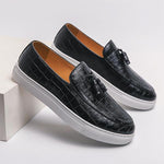 MEN'S STONE PATTERN SLIP-ON CASUAL SHOES 11449658S