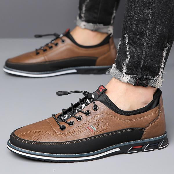 MEN'S CASUAL CONTRAST COLOR EMBROIDERY CASUAL SHOES 26654633S