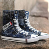 MEN'S RETRO STREET HIGH TOP CANVAS SHOES 47138877S