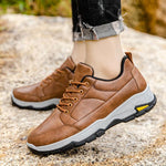 MEN'S CASUAL LACE-UP THICK-SOLED HIKING SHOES 51569872S