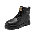 MEN'S ROUND TOE RETRO CASUAL LACE UP BOOTS 30874284YL