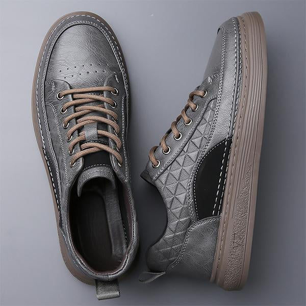 MEN'S STYLISH LACE-UP SPORTS CASUAL SHOES 75692277S