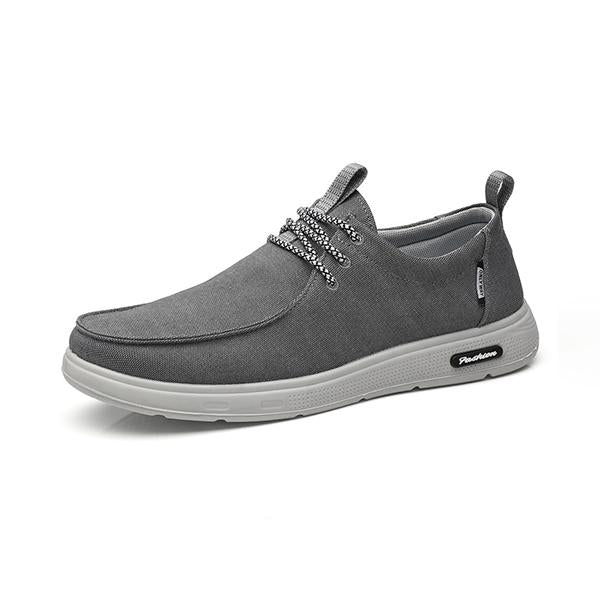 MEN'S BREATHABLE LACE-UP CASUAL CANVAS SHOES 01559636S