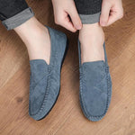 MEN'S PATCHWORK CASUAL VERSATILE SLIP-ON BEANIE SHOES 66683209S