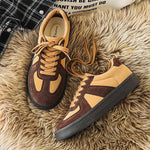 MEN'S RETRO CONTRAST COLOR GERMAN ARMY TRAINERS 89287999S