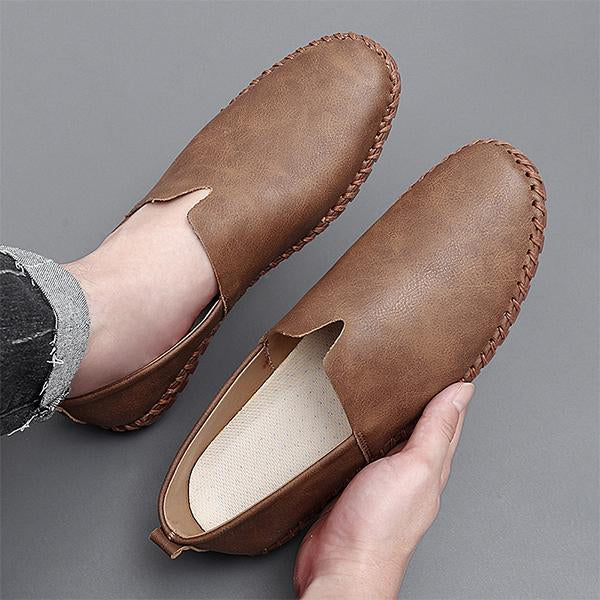 MEN'S HAND-SEWN SLIP-ON DRIVING FLATS 76905398S