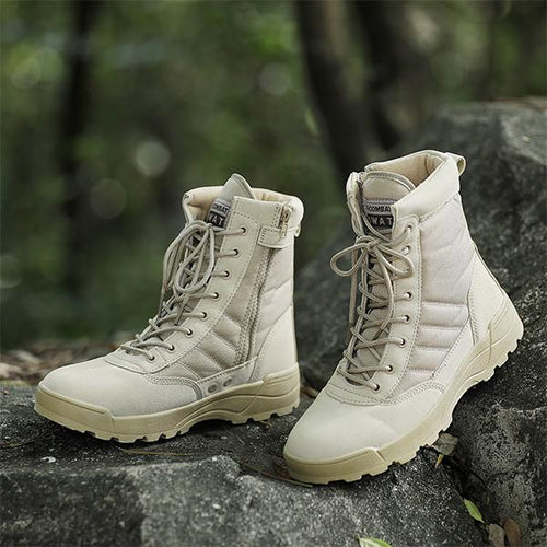 MEN'S WEAR-RESISTANT OUTDOOR LACE UP BOOTS 81227870YL