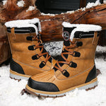 MEN'S CASUAL PLUSH FASHION HIGH-TOP WARM SNOW BOOTS 70905793S