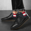 MEN'S FASHIONABLE SPLICED HIGH-TOP SNEAKERS 08126880S