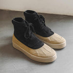 MEN'S HIGH-TOP SUEDE PATCHWORK CASUAL SNEAKERS 13790406S