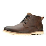 MEN'S RETRO CARVED DECORATION LACE-UP DESERT BOOTS 69689777S