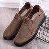 MEN'S FABRIC PERFORATED BREATHABLE ROUND TOE CASUAL SHOES 53120958YL