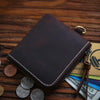 MEN'S RETRO SHORT ZIPPERED COIN PURSE 32441473S