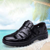 MEN'S BUSINESS HOLLOW LEATHER SANDALS SHOES 68956247YL