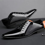 MEN'S POINTED FORMAL TIE WEDDING SHOES 46899998YL