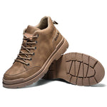 MEN'S CASUAL ANTI-SMASH STEEL TOE SAFETY SHOES 67618606S