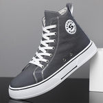 MEN'S VERSATILE CASUAL HIGH-TOP CANVAS SHOES 53949290S