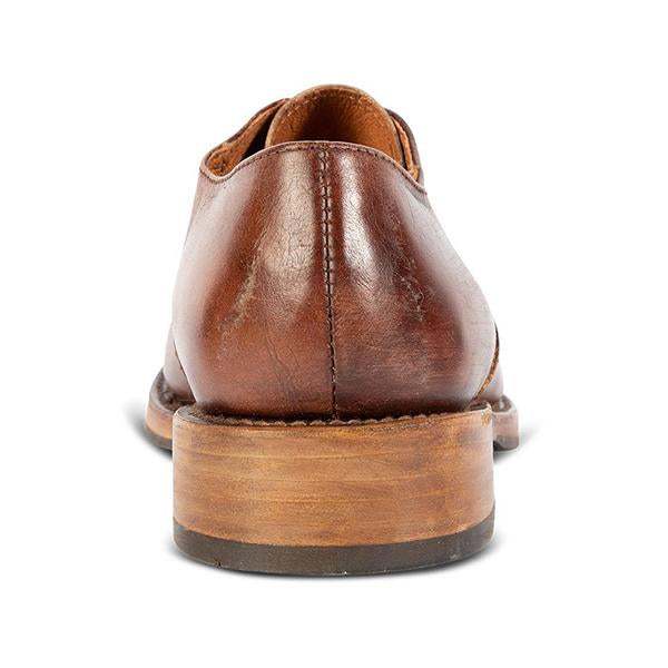 MEN'S FLAT ROUND TOE VINTAGE LEATHER SHOES 14771203S