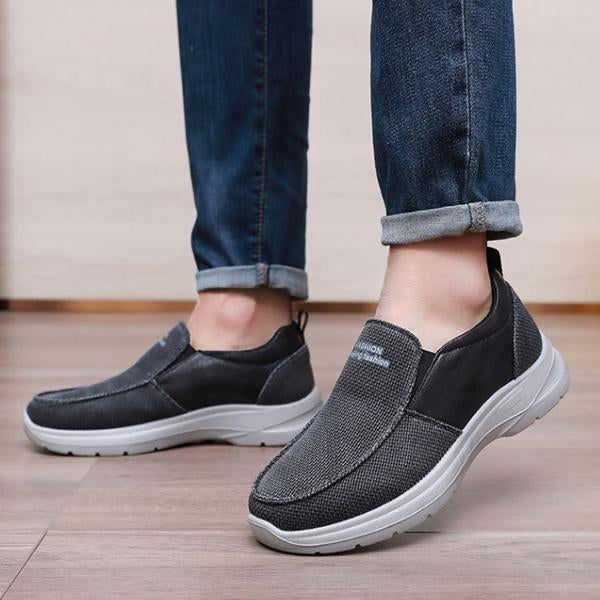 MEN'S BREATHABLE CANVAS LOOSE CASUAL SHOES 13951191S