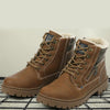 MEN'S RETRO WARM LINED LACE UP BOOTS 19823571YL