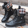 MEN'S RETRO LACE UP LEATHER BOOTS 00012800YL