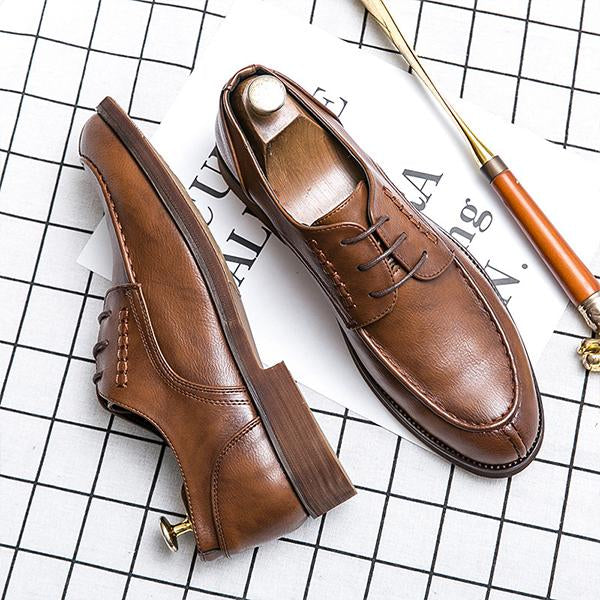 MEN'S ELEGANT CASUAL LACE-UP DRESS SHOES 35353805S