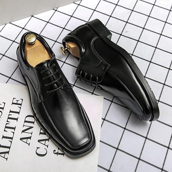 MEN'S SQUARE TOE LACE UP FORMAL SHOES 17767417YL