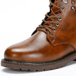 MEN'S CASUAL HIGH TOP LACE-UP BOOTS 01188754YL