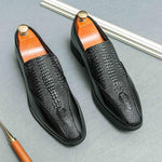 MEN'S STYLISH SLIP-ON POINTED TOE DRESS SHOES 26868352S