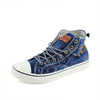 MEN'S CASUAL WASHED DENIM HIGH-TOP CANVAS SHOES 72208681S