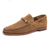 MEN'S BUSINESS PUNCHING BREATHABLE SLIP-ON LOAFERS 51578850S