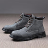 MEN'S FASHIONABLE LACE UP LEATHER BOOTS 88734687YL