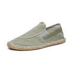 MEN'S VINTAGE HAND-SEWN CANVAS ESPADRILLES 10722543S