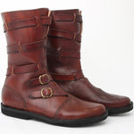 MEN'S VINTAGE MULTI-LAYER BUCKLE MID-CALF BOOTS 15883924S