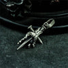 MEN'S HALLOWEEN CROSS PENDANT NECKLACE 40479605YL