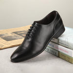 MEN'S SOLID COLOR LACE-UP BUSINESS DRESS SHOES 21332067S