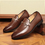 MEN'S SOFT LEATHER BUSINESS LOAFERS 16780526YL