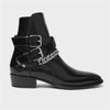 MEN'S RETRO METAL CHAIN ANKLE BOOTS 17751671YL