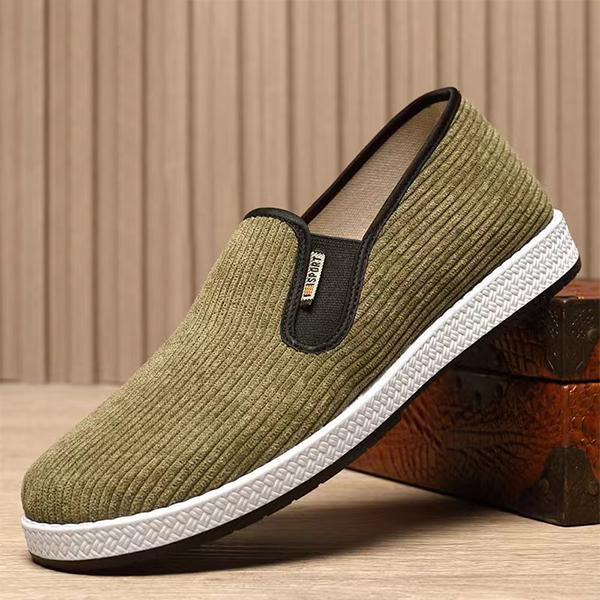 MEN'S CORDUROY SOFT-SOLED SLIP-ON SHOES 35512604S