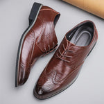 MEN'S BUSINESS CASUAL BROGUE DRESS SHOES 00197288S