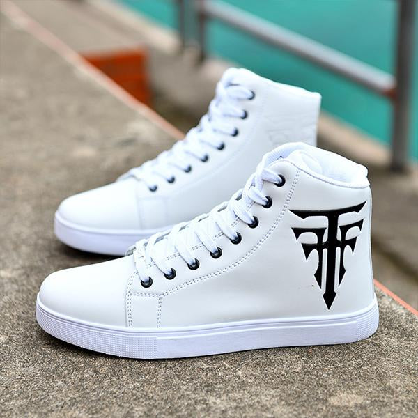 MEN'S CASUAL LACE-UP HIGH-TOP SNEAKERS 01118104S