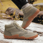 MEN'S CASUAL LACE-UP NON-SLIP HIGH-TOP SNOW BOOTS 09592876S