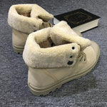 MEN'S CASUAL HIGH TOP PLUSH CANVAS COTTON BOOTS 32375295S