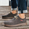 MEN'S CASUAL SUEDE LEATHER LACE-UP LOAFERS 10989099S