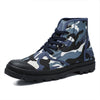 MEN'S CASUAL HIGH TOP LACE-UP CAMOUFLAGE CANVAS BOOTS 05293539S