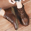 MEN'S CASUAL ZIP LACE UP THICK SOLE SNEAKERS 80565624S