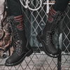 MEN'S METAL DESIGN BIKER BOOTS 63438032YL