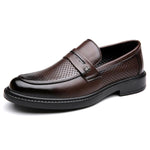 MEN'S CASUAL SLIP-ON HOLLOW DRESS SHOES 89248434S