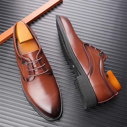 MEN'S LACE UP CASUAL LEATHER SHOES 02300560YL