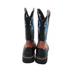 MEN'S CONTRASTING RETRO COWBOY BOOTS 22132562YL